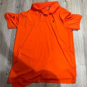 Ralph Lauren  orange and blue polo YOUTH
